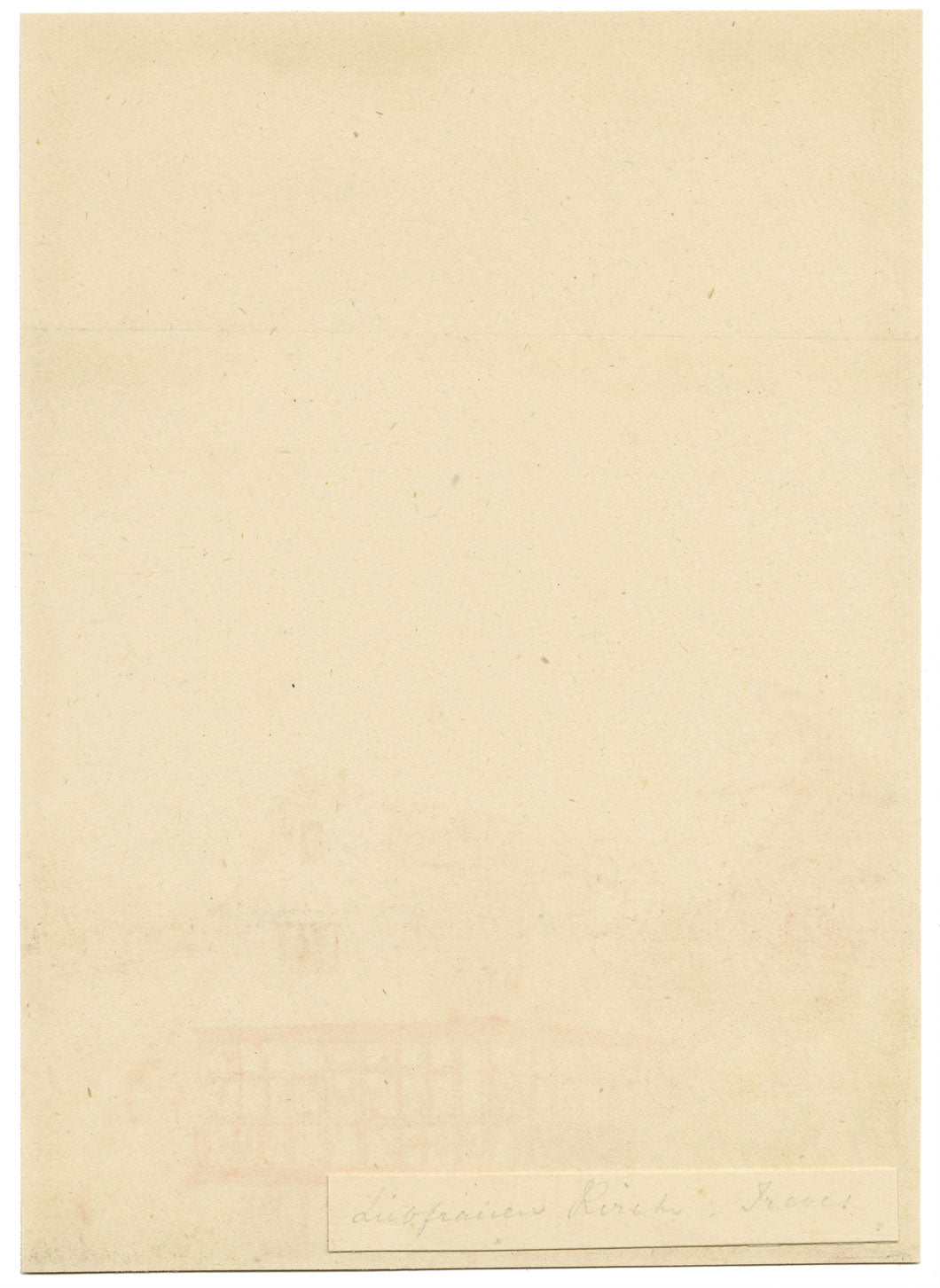 Liebfrauenkirche, Trier, Germany – c.1874 watercolour painting