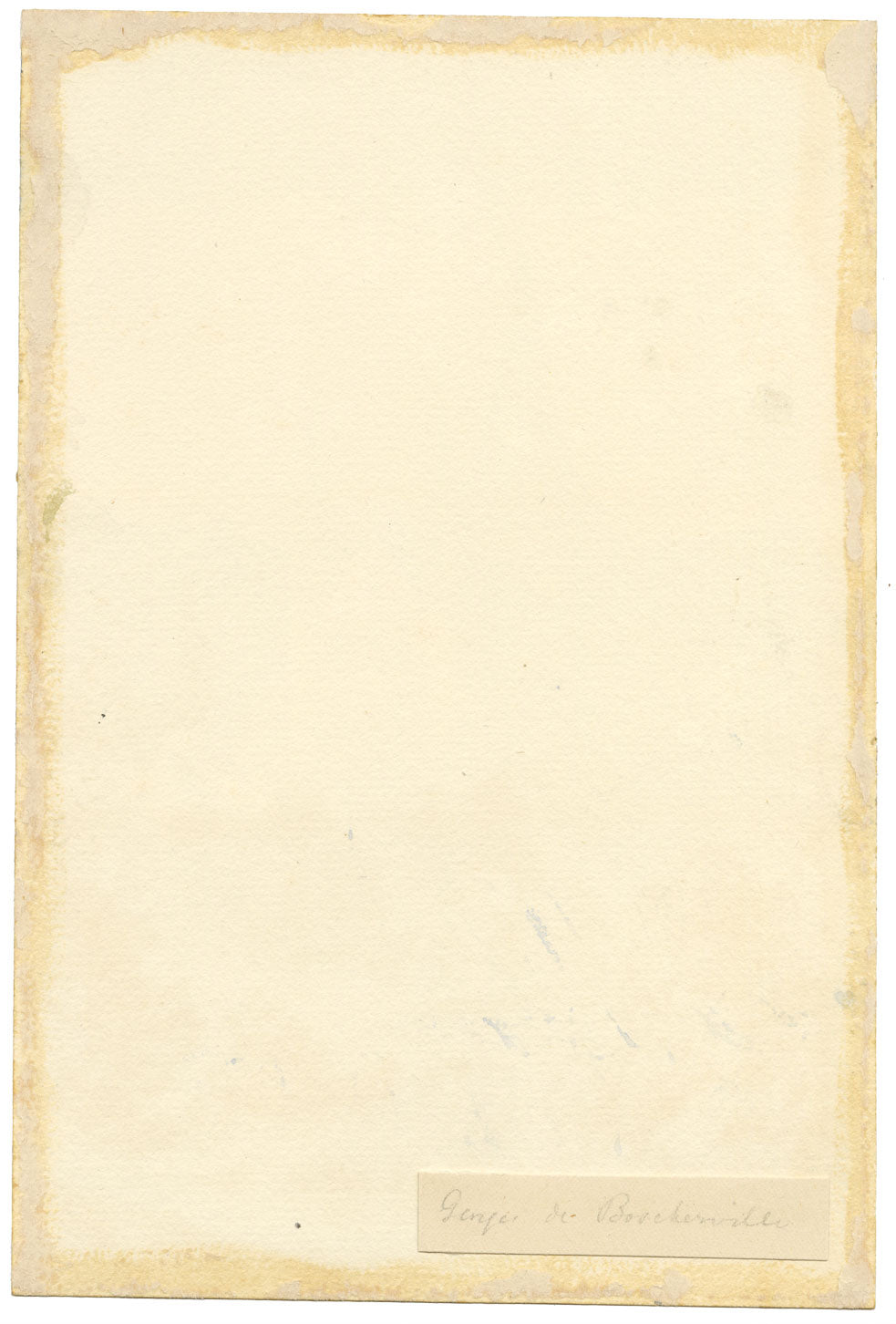 St George's Abbey, Boscherville, Normandy, France – c.1874 watercolour painting