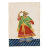 Indian Company School Mica Paintings – Set of 8 Musicians & Nautch Dancing Women, Early 19th-century