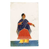 Indian Company School Mica Paintings – Set of 24 Nautch Dancing Girls & Musicians, 19th-century
