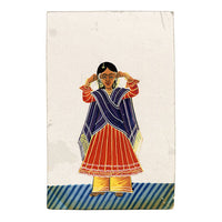 Indian Company School Mica Paintings – Set of 24 Nautch Dancing Girls & Musicians, 19th-century