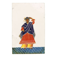 Indian Company School Mica Paintings – Set of 24 Nautch Dancing Girls & Musicians, 19th-century