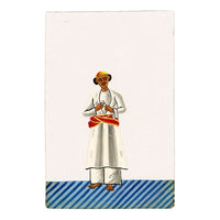 Indian Company School Mica Paintings – Set of 24 Nautch Dancing Girls & Musicians, 19th-century