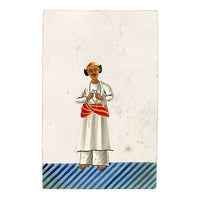 Indian Company School Mica Paintings – Set of 24 Nautch Dancing Girls & Musicians, 19th-century