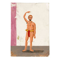 Indian Company School Mica Paintings – Set of 23 Trades, Occupations & Ascetics, 19th-century