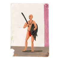 Indian Company School Mica Paintings – Set of 23 Trades, Occupations & Ascetics, 19th-century