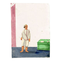 Indian Company School Mica Paintings – Set of 23 Trades, Occupations & Ascetics, 19th-century