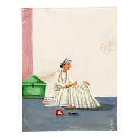 Indian Company School Mica Paintings – Set of 23 Trades, Occupations & Ascetics, 19th-century