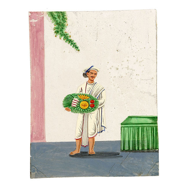 Indian Company School Mica Paintings – Set of 23 Trades, Occupations & Ascetics, 19th-century