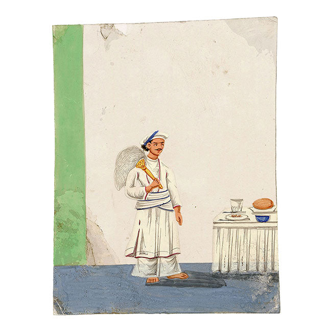 Indian Company School Mica Paintings – Set of 23 Trades, Occupations & Ascetics, 19th-century