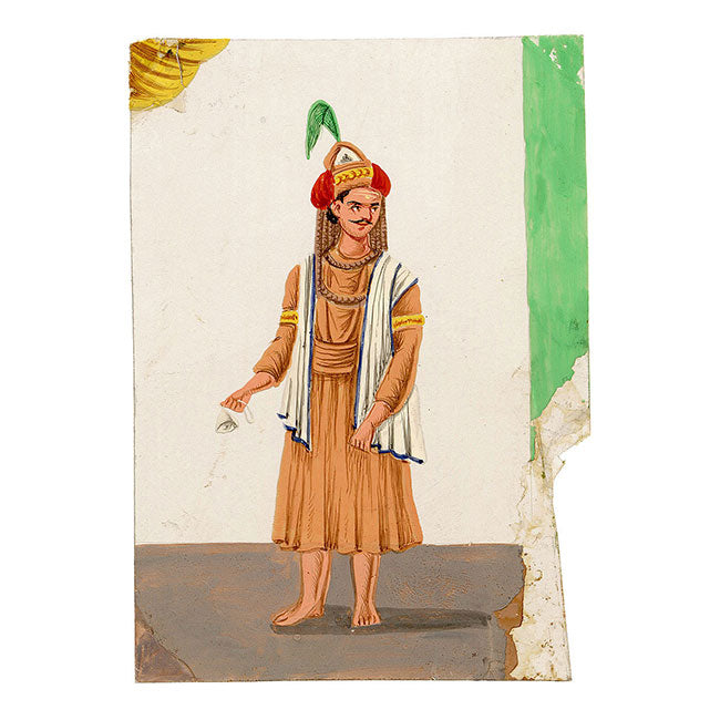 Indian Company School Mica Paintings – Set of 23 Trades, Occupations & Ascetics, 19th-century