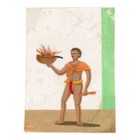 Indian Company School Mica Paintings – Set of 23 Trades, Occupations & Ascetics, 19th-century
