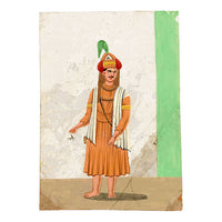 Indian Company School Mica Paintings – Set of 23 Trades, Occupations & Ascetics, 19th-century