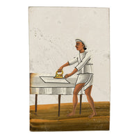 Indian Company School Mica Paintings – Set of 16 Trades & Occupations, 19th-century