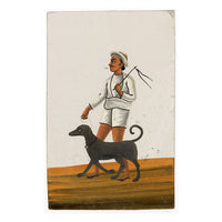 Indian Company School Mica Paintings – Set of 16 Trades & Occupations, 19th-century