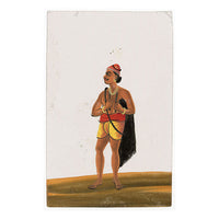 Indian Company School Mica Paintings – Set of 16 Trades & Occupations, 19th-century