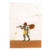 Indian Company School Mica Paintings – Set of 6 Servants & Trades, 19th-century