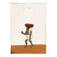 Indian Company School Mica Paintings – Set of 6 Servants & Trades, 19th-century