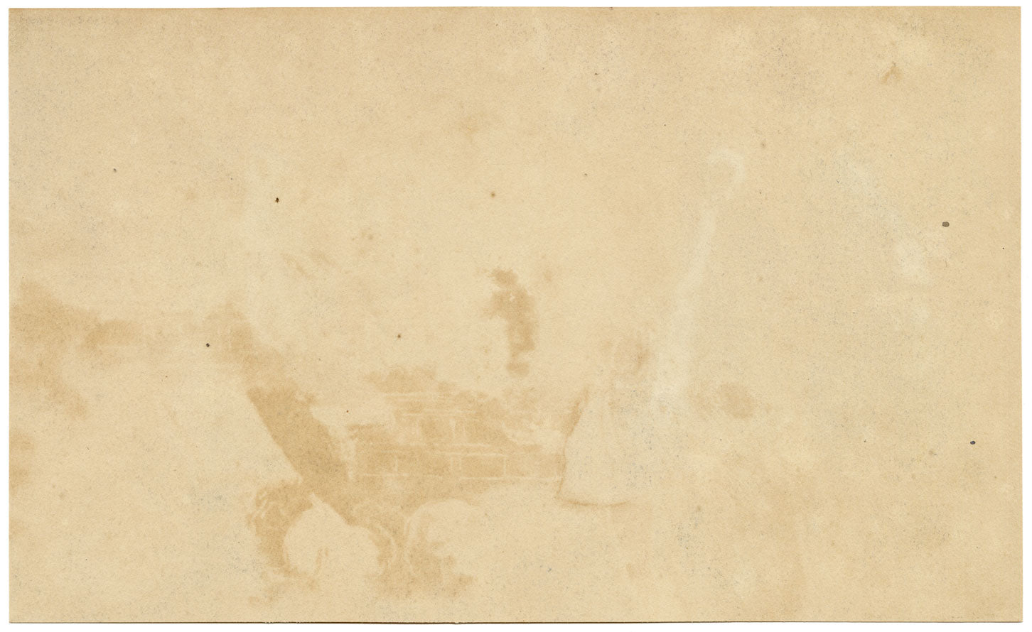 W. Pendavis, Character Studies in Tuileries Garden, Paris – c.1894 watercolour