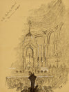 W. Pendavis, Dominican Chapel, Saint-Honoré, Paris – 1894 pen & ink drawing