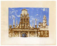 Julian Trevelyan RA, Caius College II, Cambridge Suite– 1959–62 lithograph print