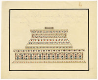 Indian Company School, Cenotaph of Shah Jahan, Taj Mahal, Agra – early 19th-century watercolour painting