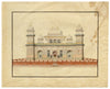 Indian Company School, Tomb of Itimad-al-Daula, Agra – 19th-century watercolour painting