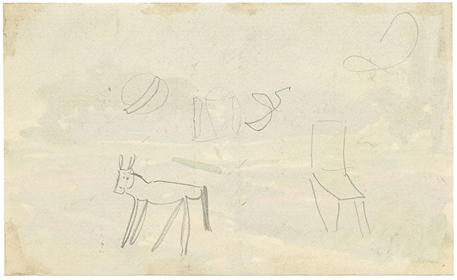 Pickford Robert Waller, Landscape Sketch – Original c.1890s watercolour painting