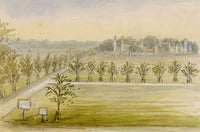 V.S. Satterthwaite, Barnes Common from Burlton Lodge – 1889 watercolour painting