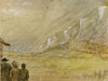 V.S. Satterthwaite, Great Orme, Llandudno, Wales, In a Heavy Shower of Sleet – 1890 watercolour painting