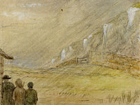 V.S. Satterthwaite, Great Orme, Llandudno, Wales, In a Heavy Shower of Sleet – 1890 watercolour painting
