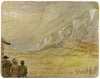 V.S. Satterthwaite, Great Orme, Llandudno, Wales, In a Heavy Shower of Sleet – 1890 watercolour painting