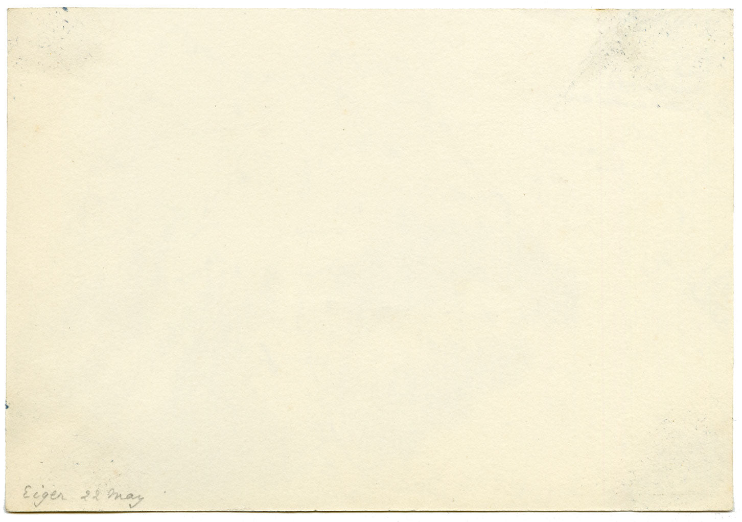 E. Woodville Ricketts, Eiger Mountain with Ice Mapping, Swiss Alps – 1838 graphite drawing