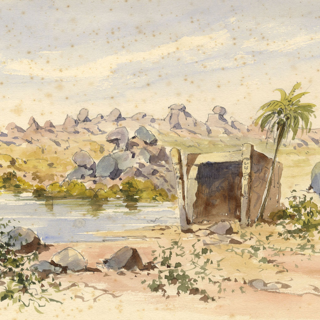Switzerland & Egypt: 19th-century Graphite & Wash Landscapes