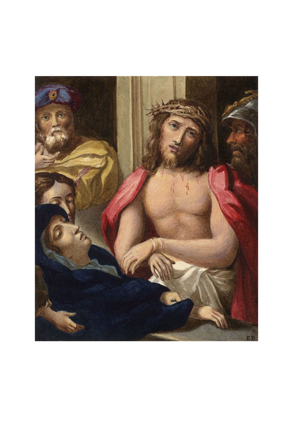 E. Burton after Correggio Christ Presented to the People C19th