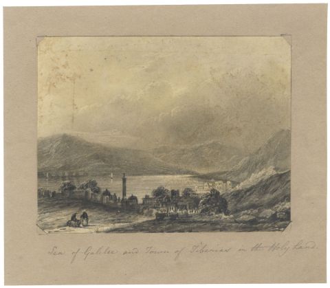 Alfred Swaine Taylor, Sea of Galilee & Tiberias, Holy Land–1829 ...